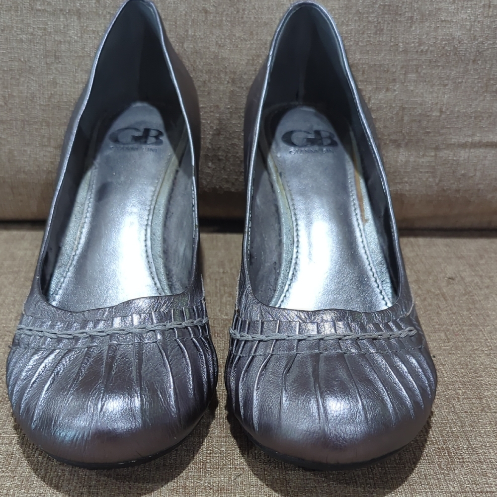 Gianni Bini Metallic Silver Women's Heels